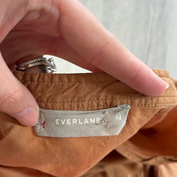Brown Everlane Long sleeve top size 12 - Picture 5 of 5
